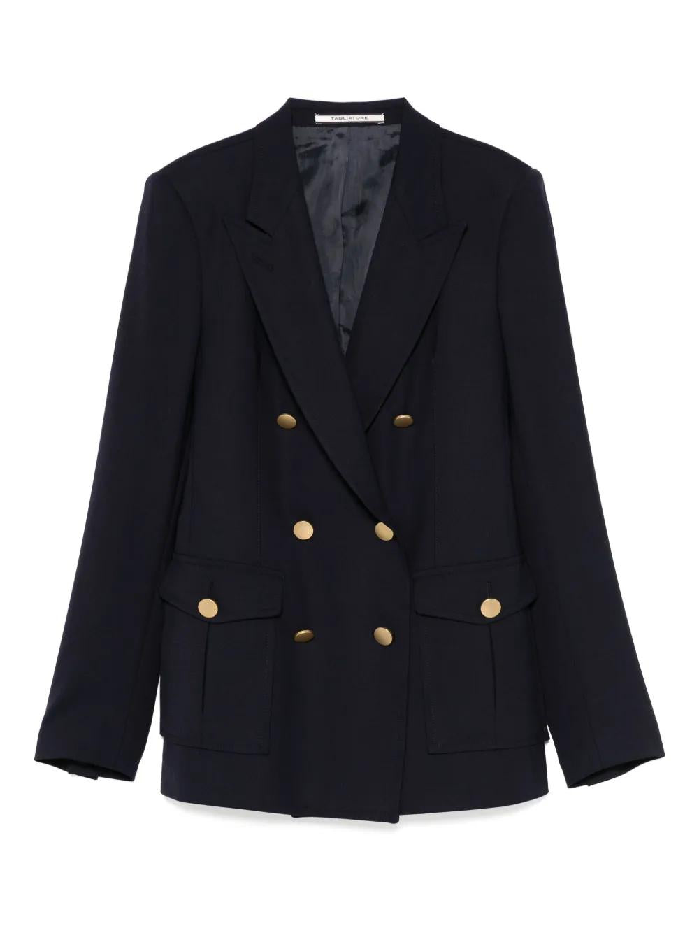 TAGLIATORE Double-Breasted Women's Wool Jacket