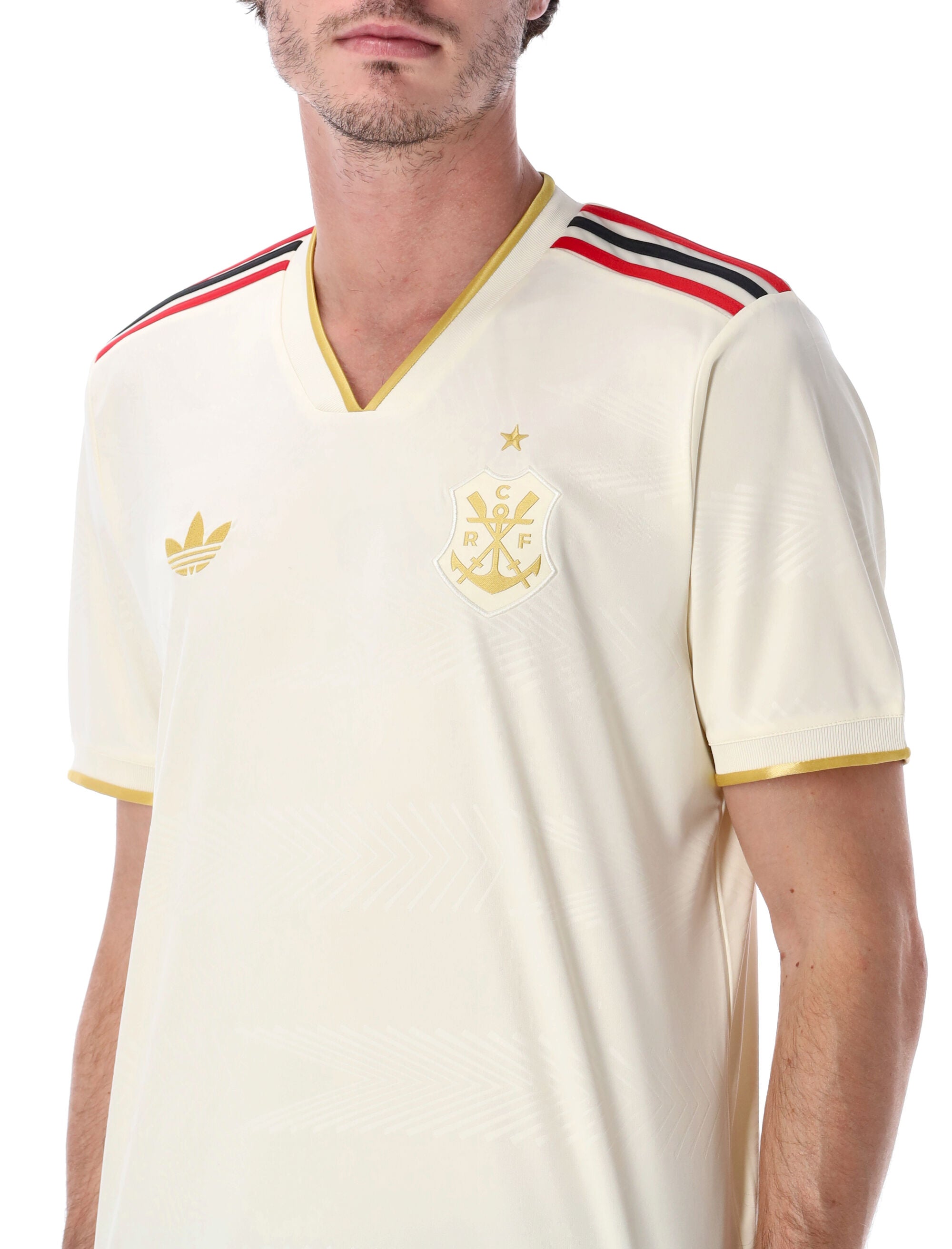 ADIDAS ORIGINALS Creased Flamengo 25 Third Football T-Shirt - Slim Fit