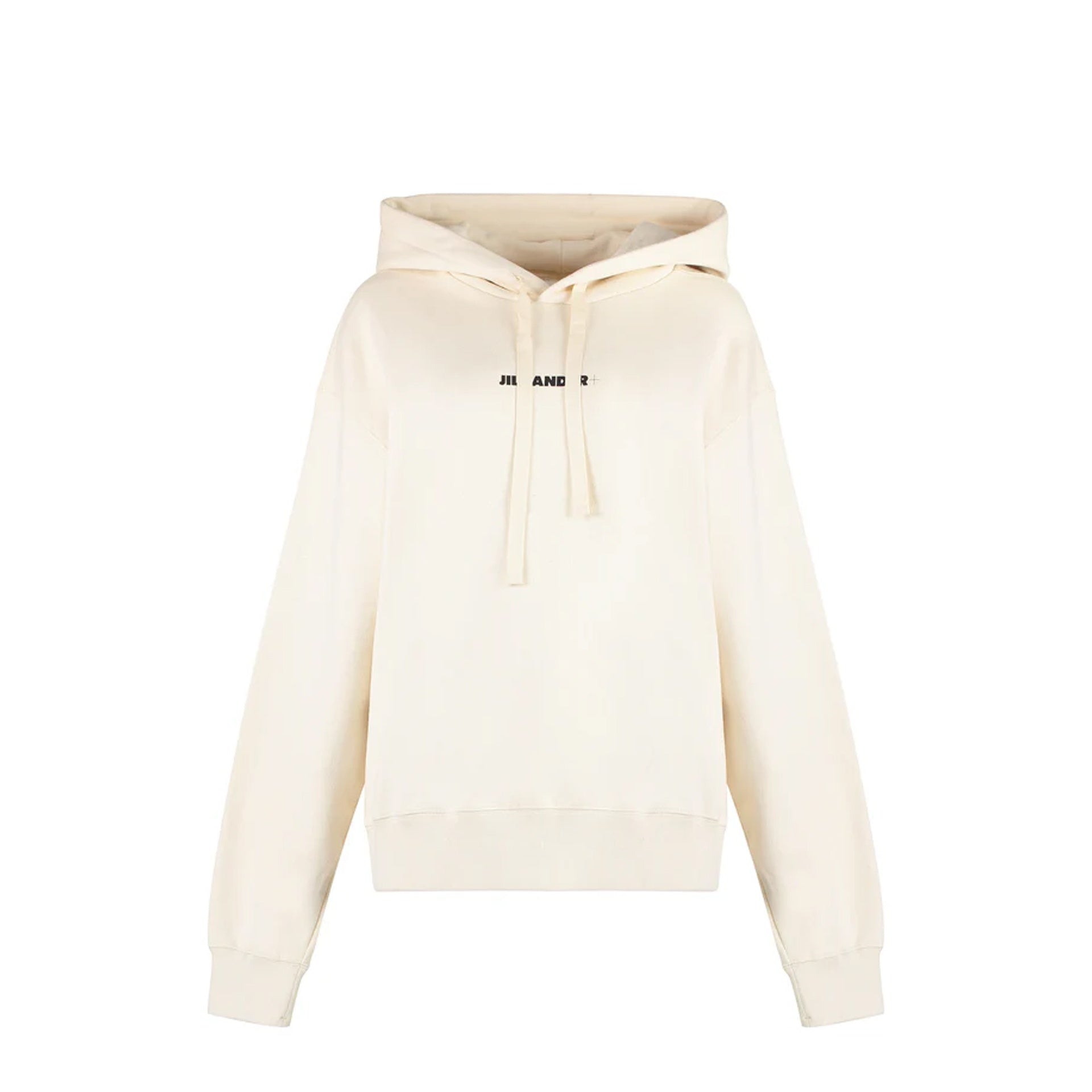 JIL SANDER Hooded Sweatshirt with Logo Print for Women