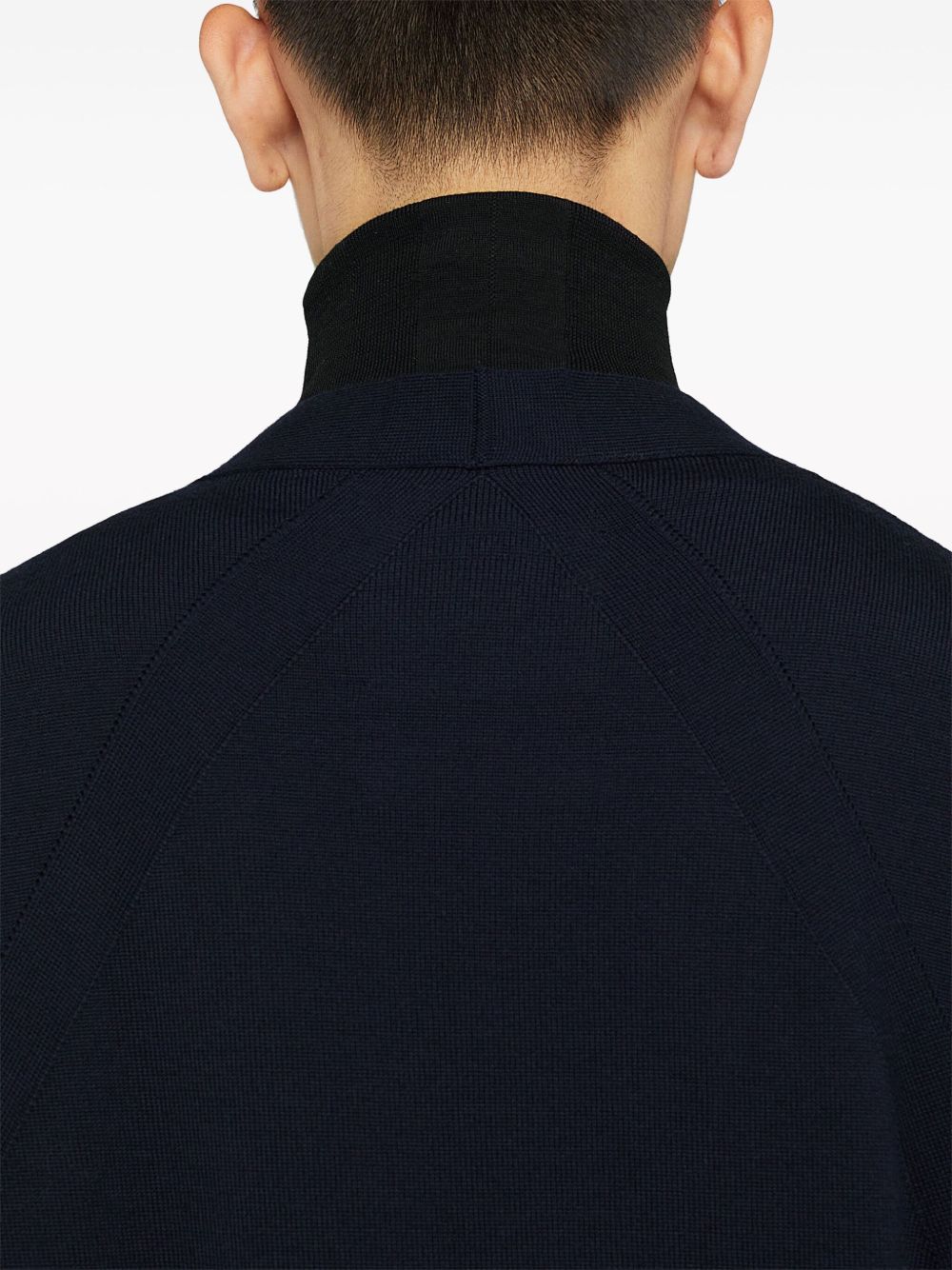 JIL SANDER Modern V-Neck Cardigan for Men - Size 48 IT