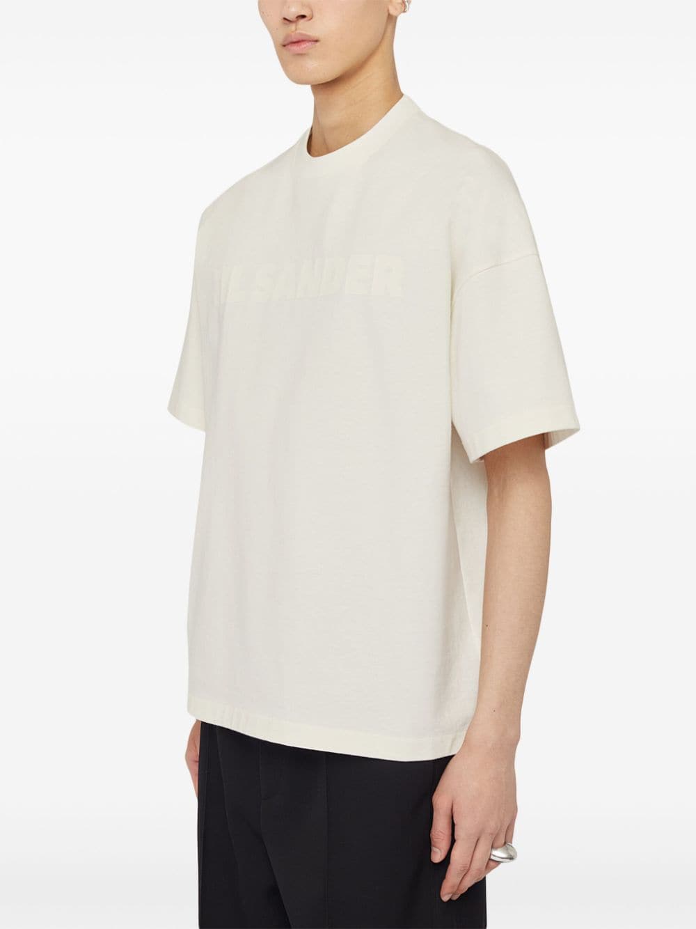 JIL SANDER Men's Cotton T-Shirt - Size 48 IT