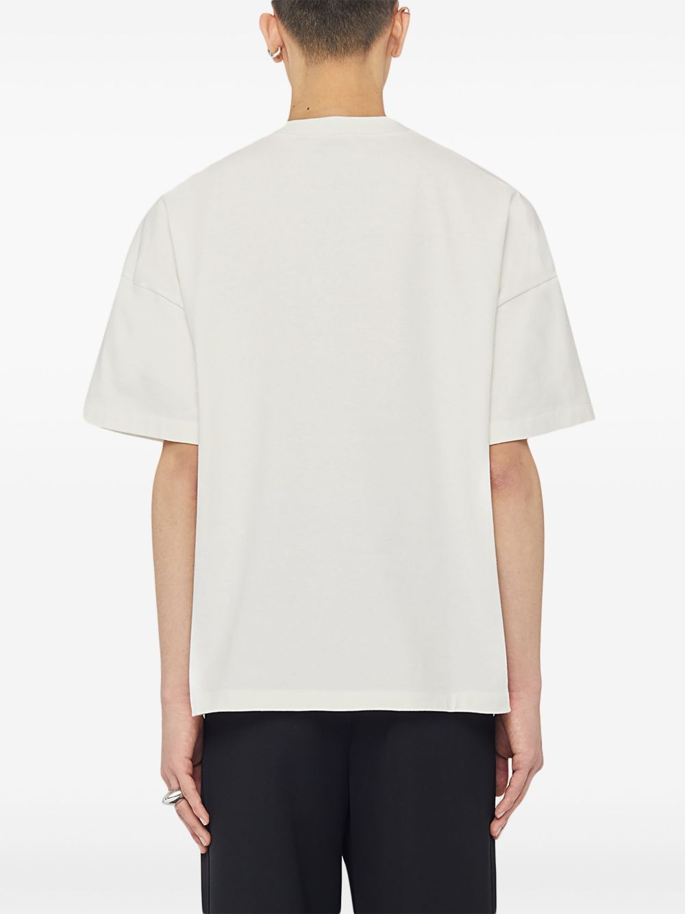 JIL SANDER Men's Cotton T-Shirt - Size 48 IT