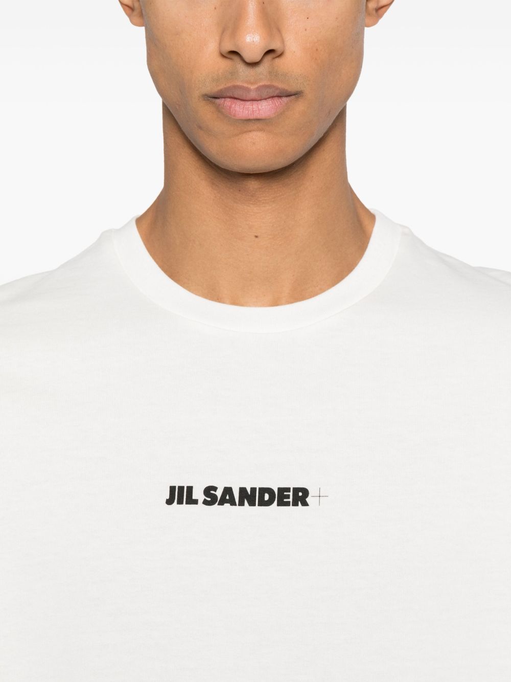 JIL SANDER Relaxed Fit Crewneck T-Shirt - Medium Size