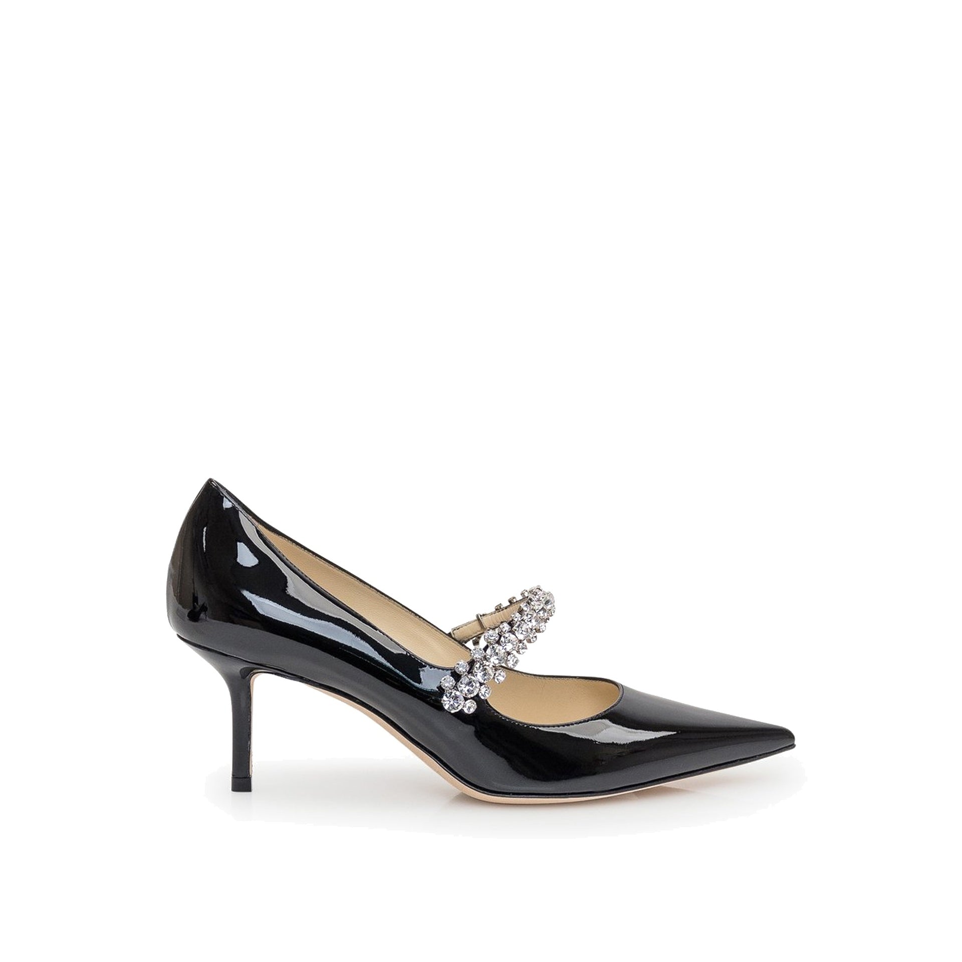 JIMMY CHOO Elegant Leather Pump with Pointed Toe and 7 cm Heel