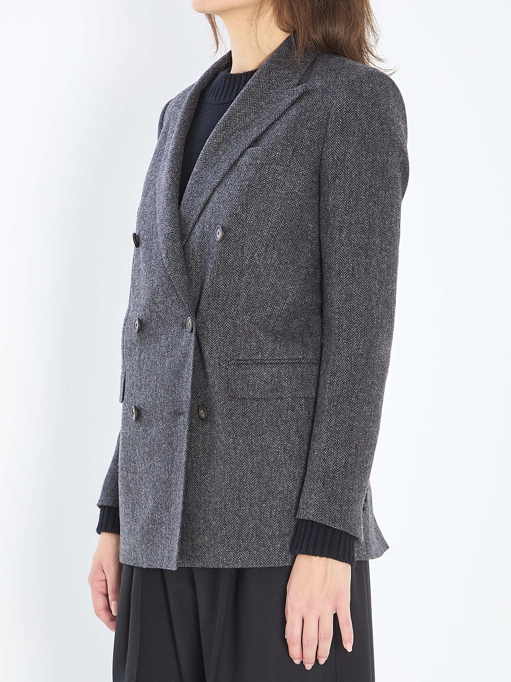 TAGLIATORE Women’s Mini Jacket in Wool and Cashmere - Size 38 IT
