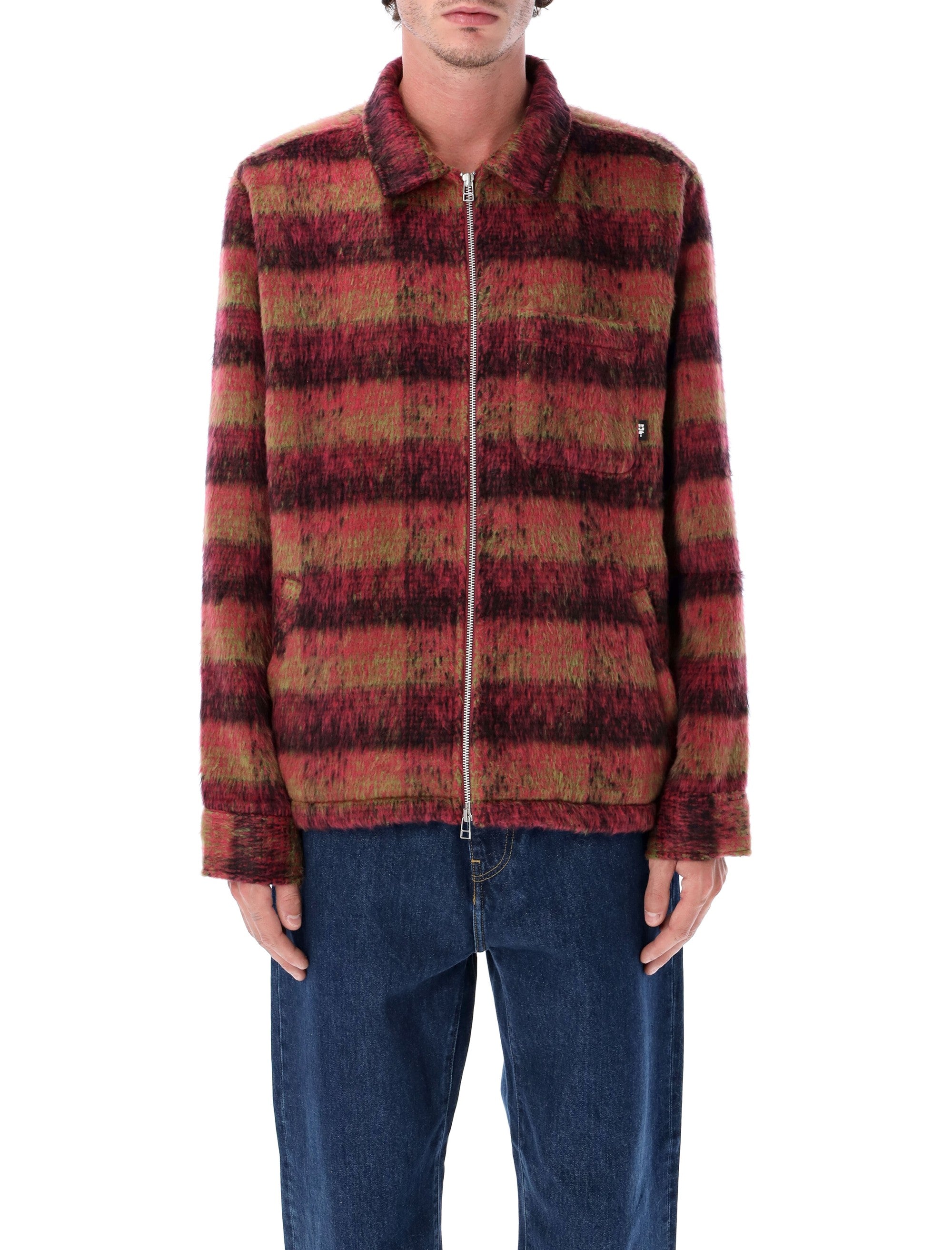 HUF MegaBlast Plaid Fuzzy Jacket - Relaxed Fit