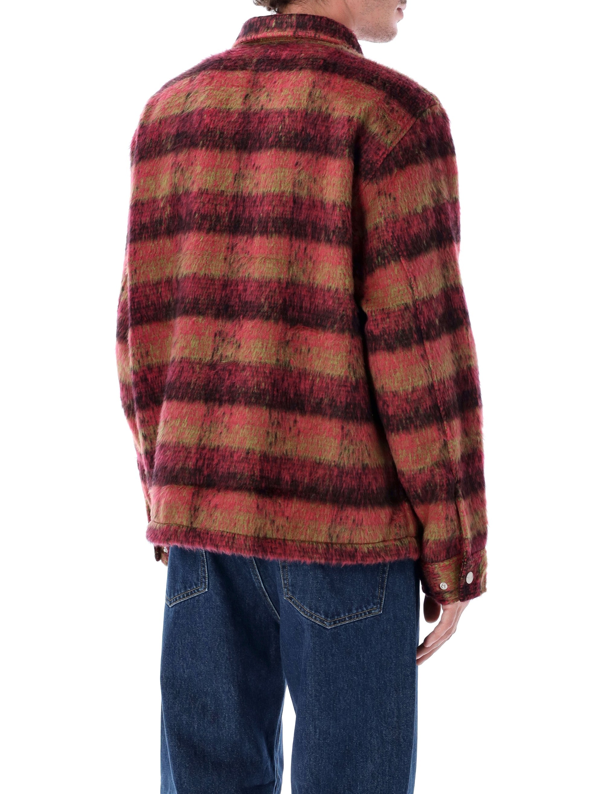 HUF MegaBlast Plaid Fuzzy Jacket - Relaxed Fit