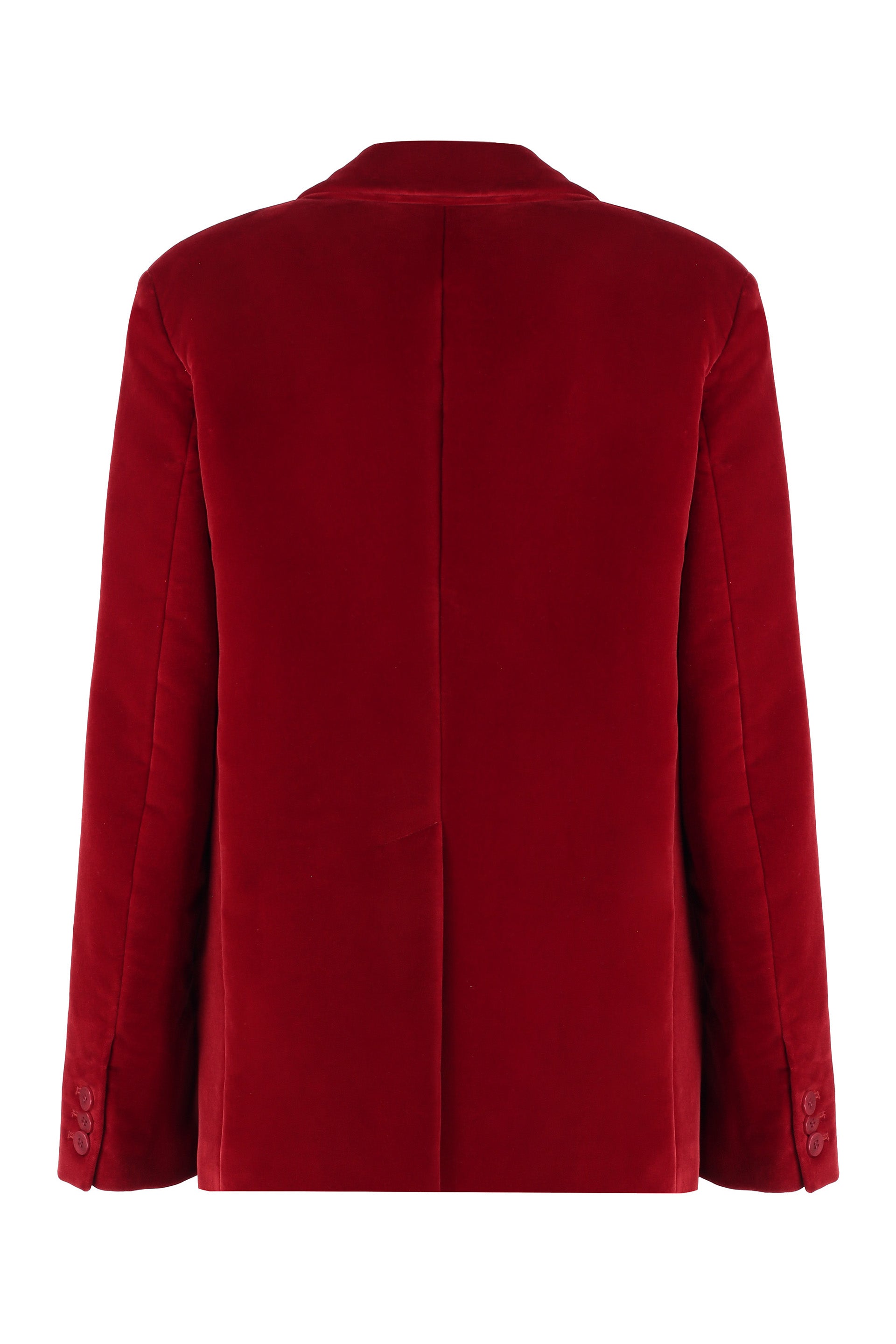 JW ANDERSON Velvet Blazer with Lapel Collar for Women