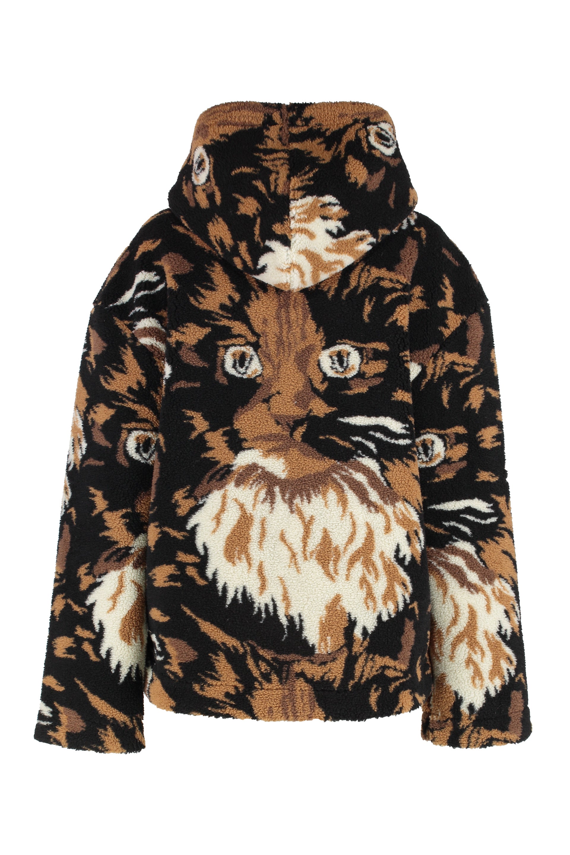 JW ANDERSON Fleece Jacket with Adjustable Drawstring Hem