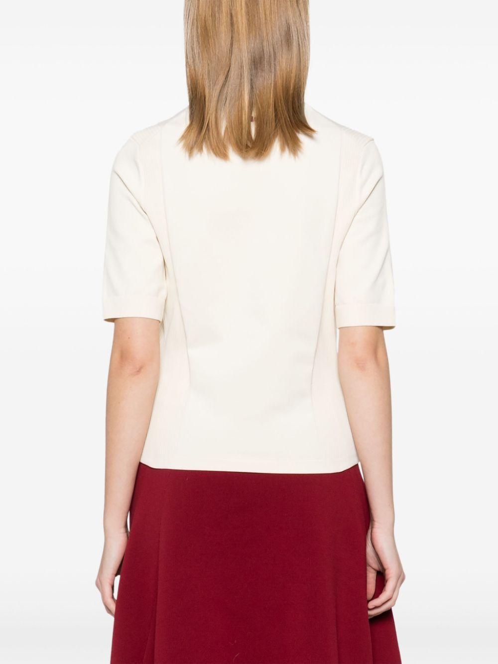 ADIDAS ORIGINALS Wales Bonner Mini Knit CB Short Sleeve Top