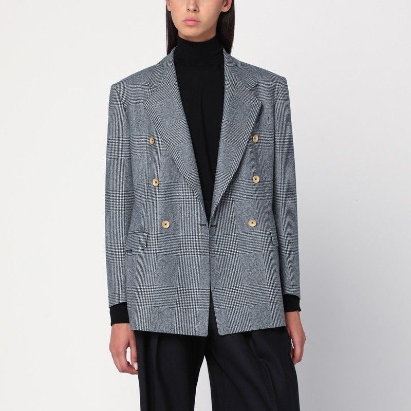TAGLIATORE Double-Breasted Prince of Wales Jacket