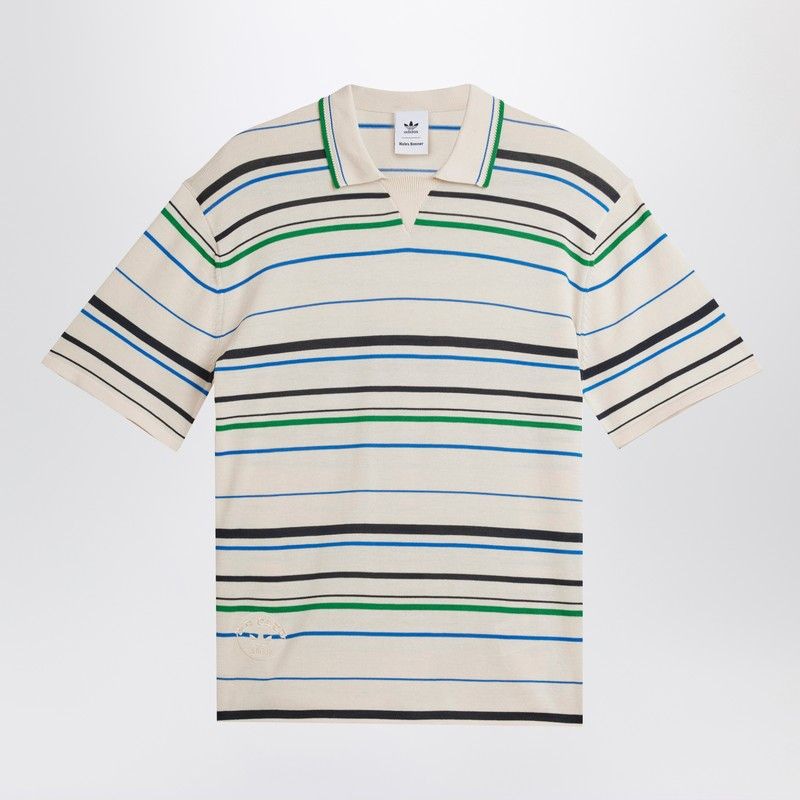 ADIDAS X WALES BONNER Striped Polo Shirt for Men - SS25 Collection