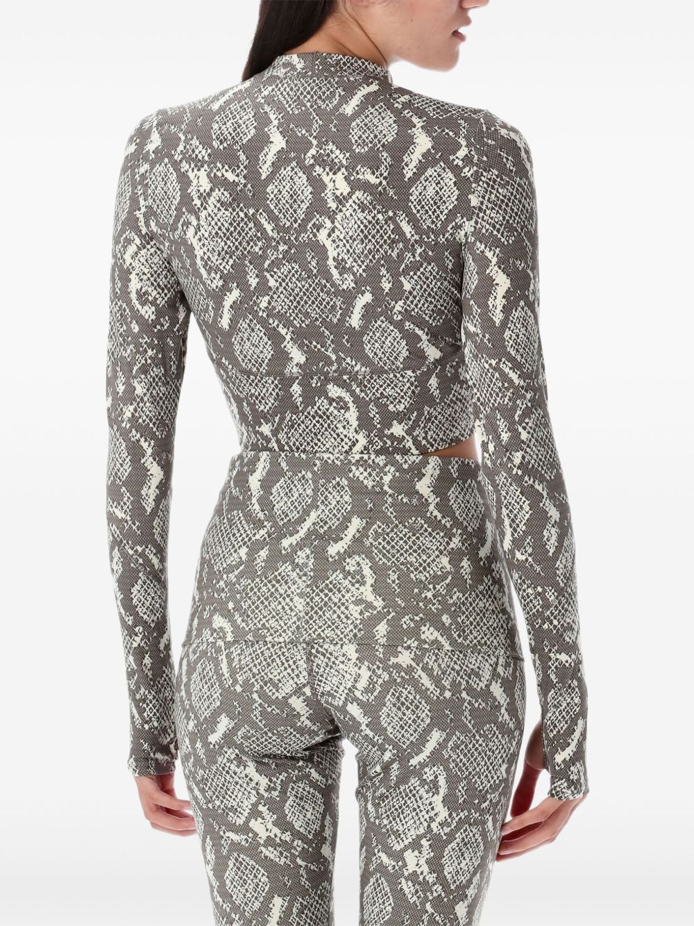 ADIDAS BY STELLA MCCARTNEY Cropped Long Sleeve Mock Neck Top