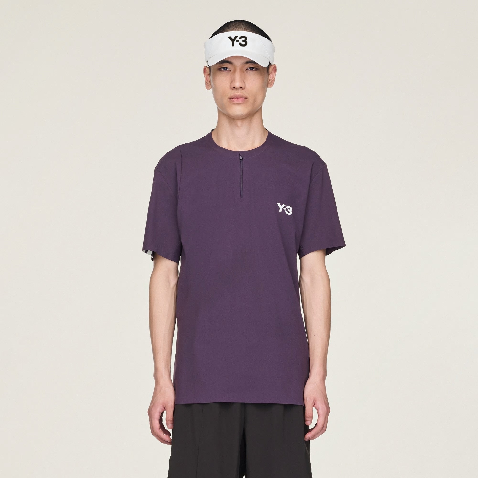 Y-3 Men's Mini Zip Tee