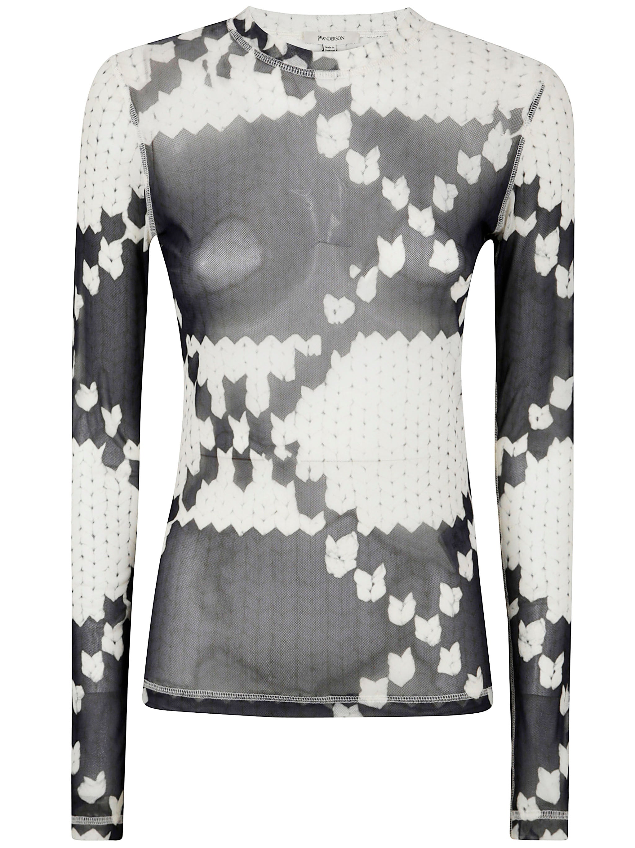 JW ANDERSON Long Sleeve Underpinning Mini Top