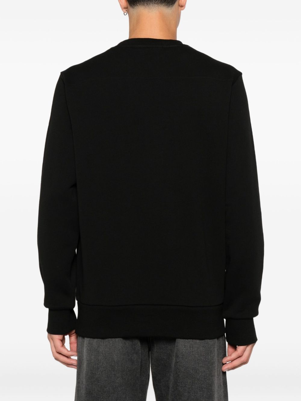 JOHN RICHMOND Modern Black Sweatshirt for Men