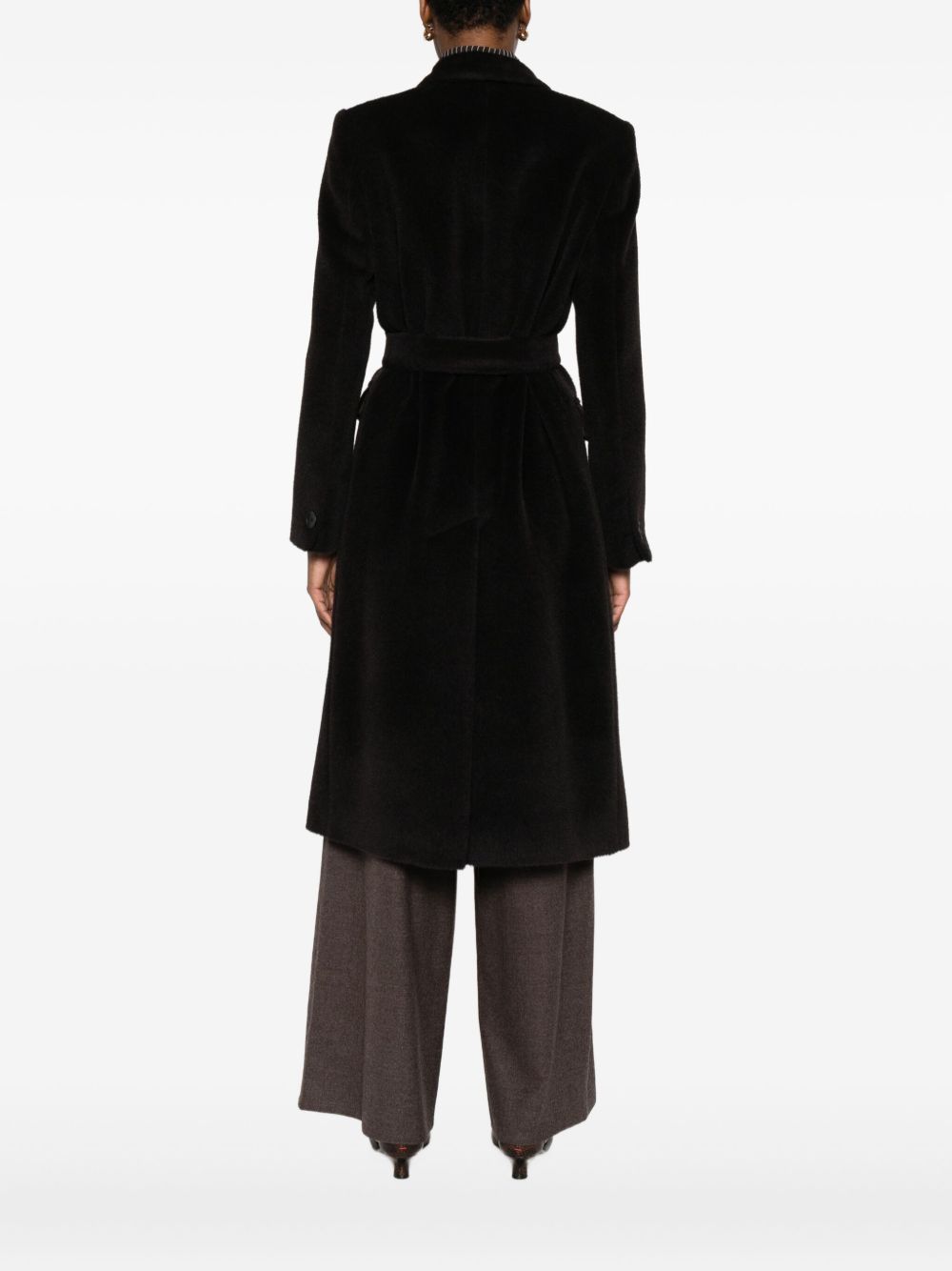 TAGLIATORE Wool Double-Breasted Jacket with Belted Waist - FW25