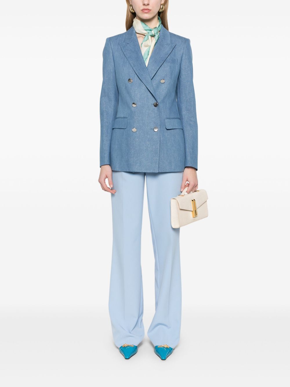 TAGLIATORE Women's Double-Breasted Cotton Jacket