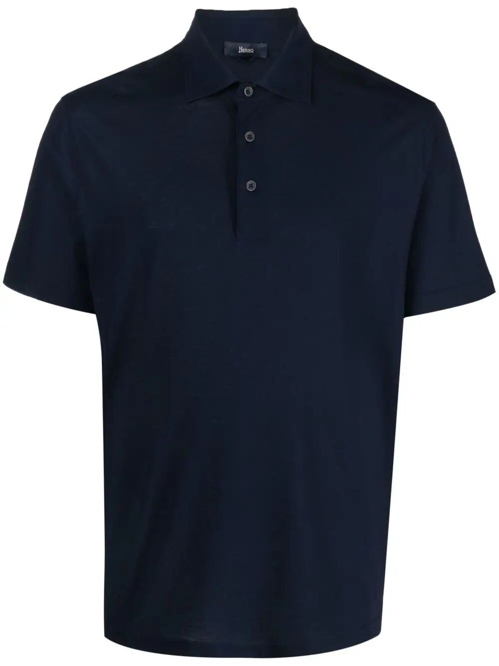 HERNO Men's Crepe Polo - SS24 Edition