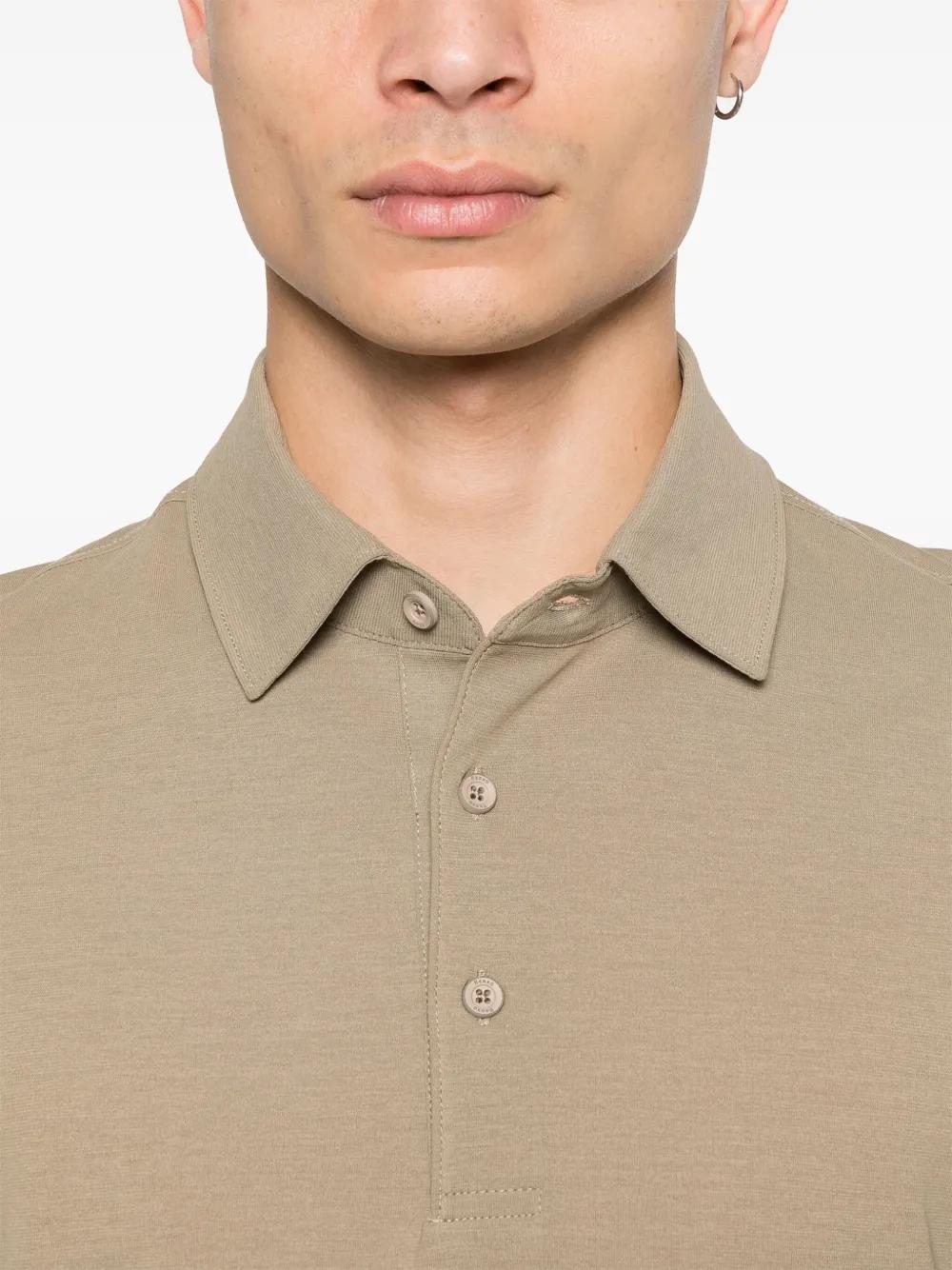 HERNO Men's Mini Knit Polo Shirt