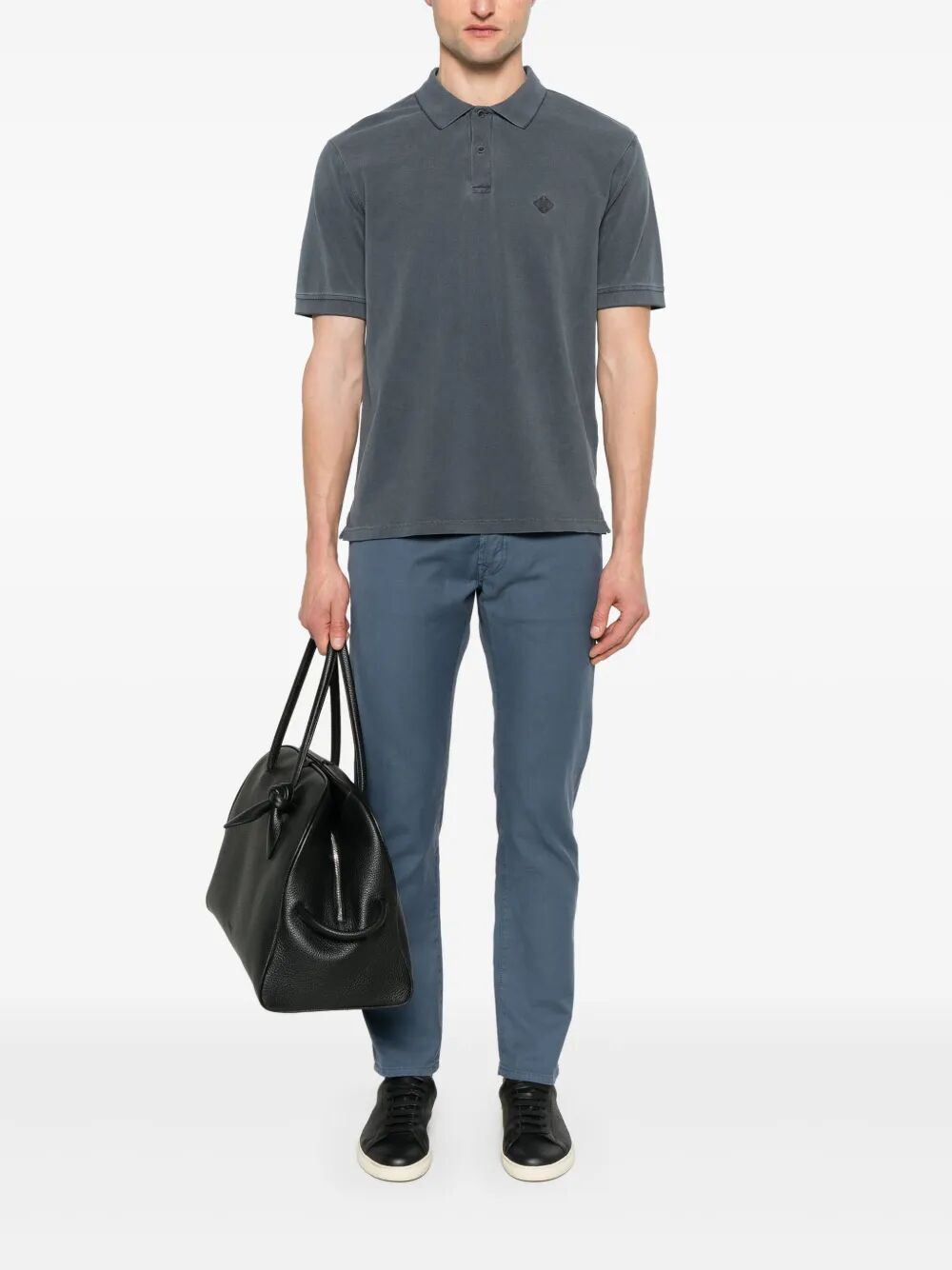 HERNO Men's Knit Polo Shirt - SS25 Collection