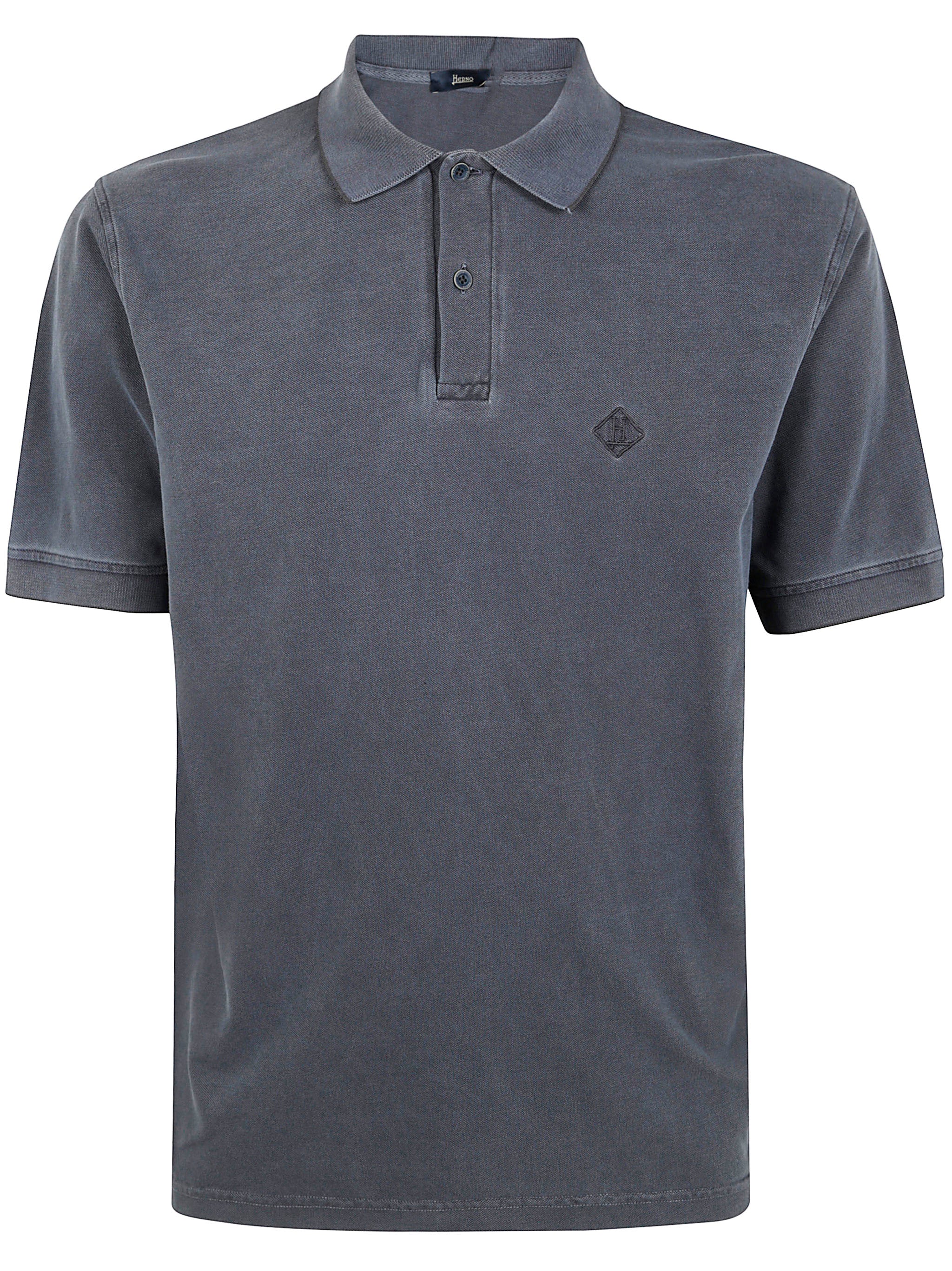HERNO Men's Knit Polo Shirt - SS25 Collection