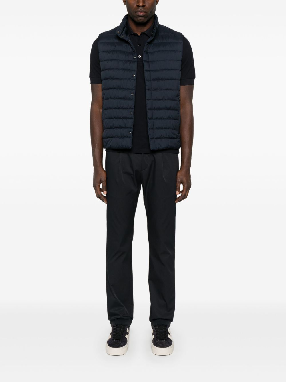 HERNO Classic Logo Cotton Polo Shirt