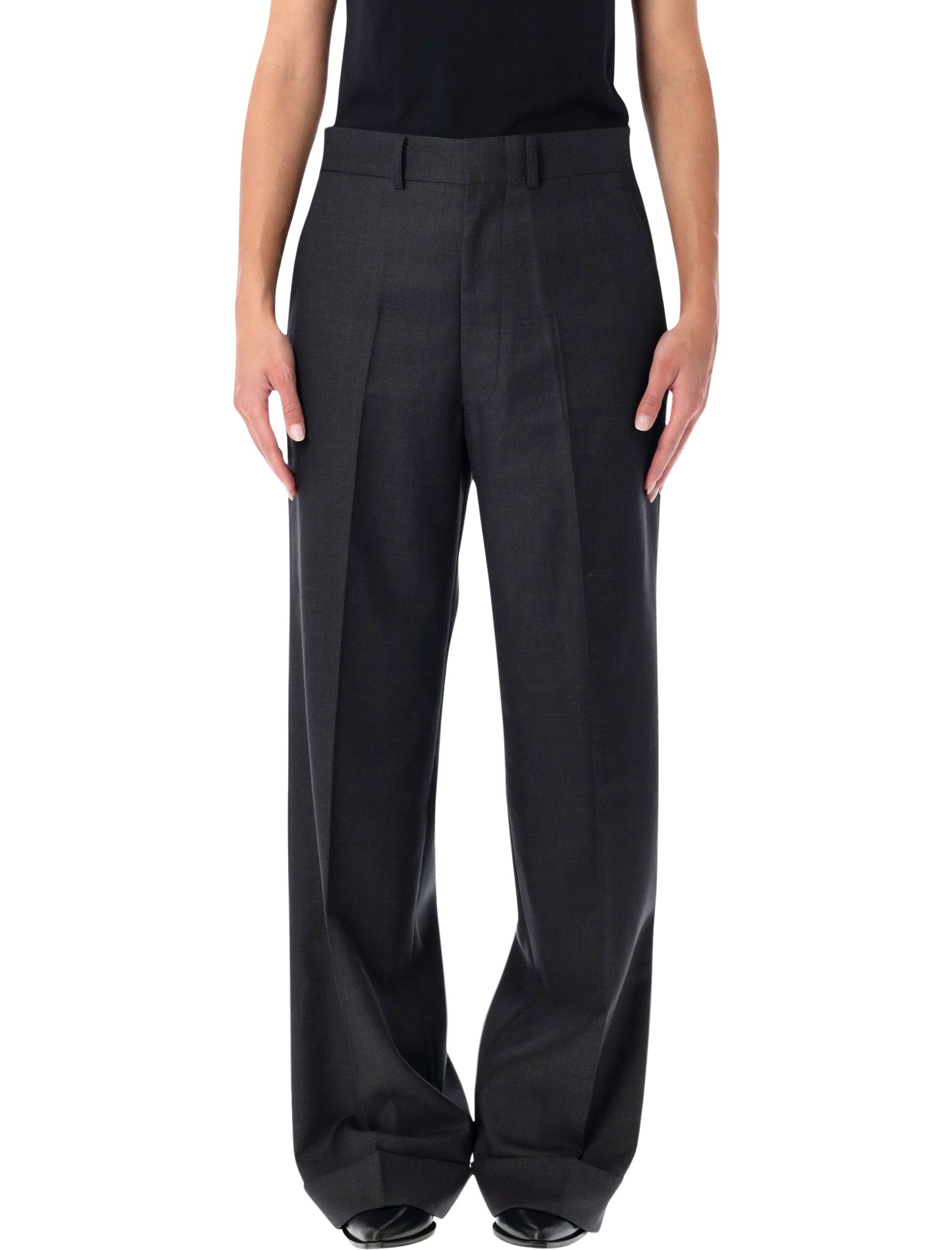 JUNYA WATANABE Wide-Leg Wool Pants for Women - Size M