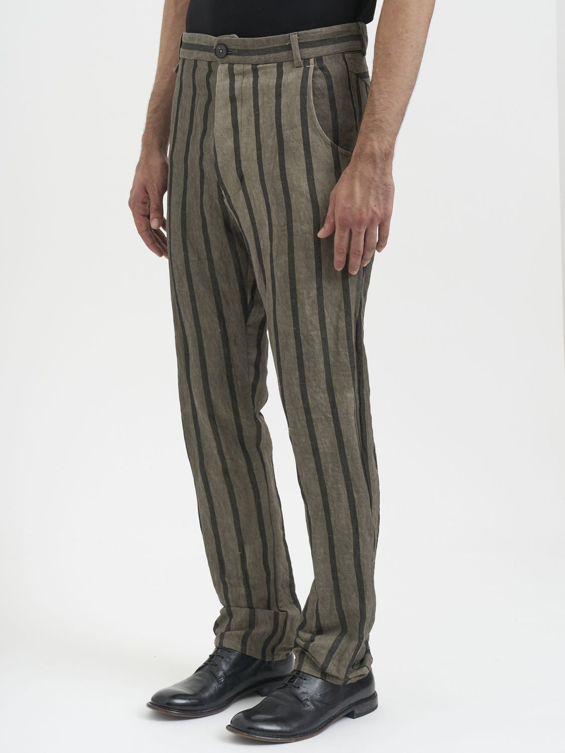 NOSTRASANTISSIMA Men's Striped Pants - Size 50