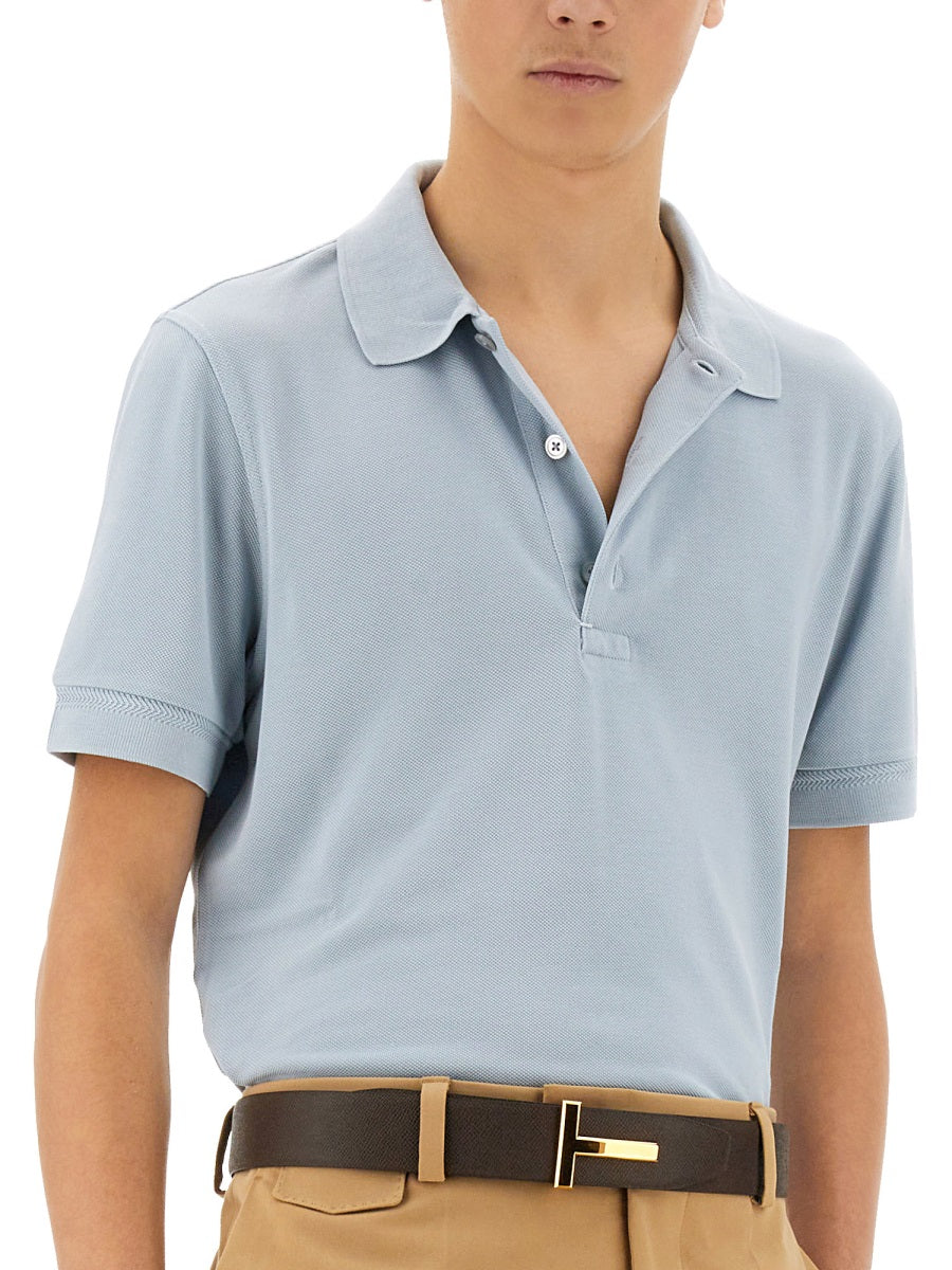 TOM FORD Piquet Polo Shirt - Size 48