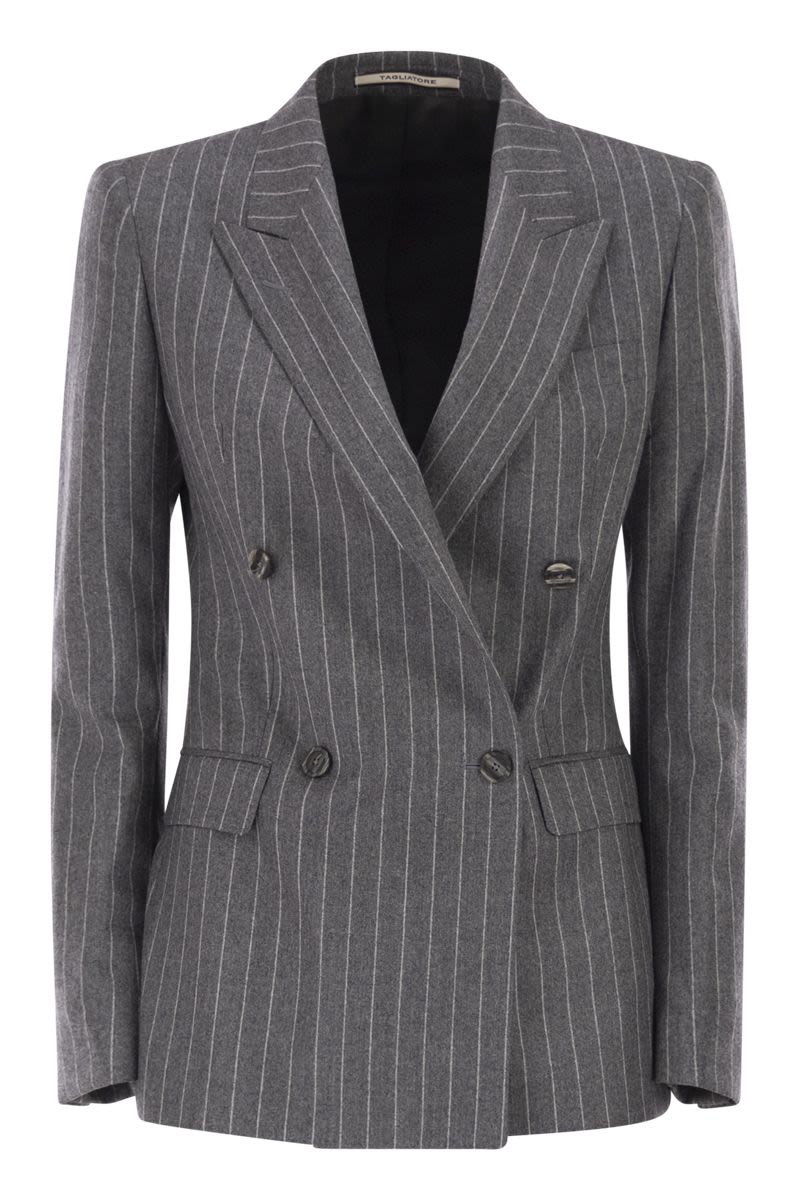 TAGLIATORE Double-Breasted Wool Jacket for Women