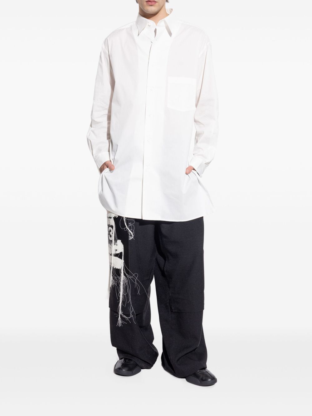 Y-3 Regu Leather Sneakers for Men - Standard Sizing