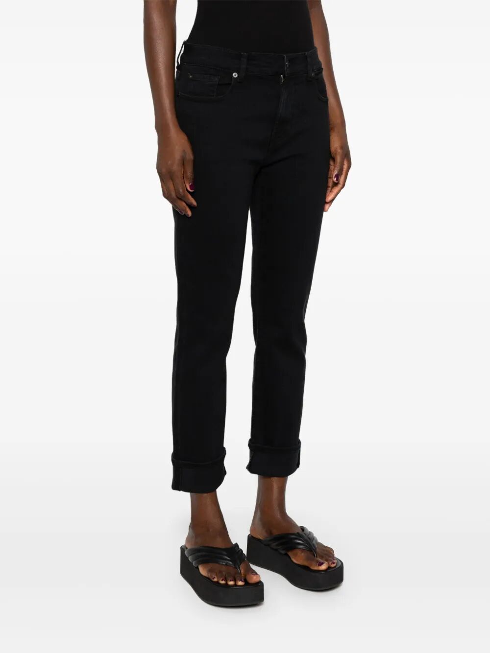 7 FOR ALL MANKIND Mid Rise Relaxed Skinny Jeans