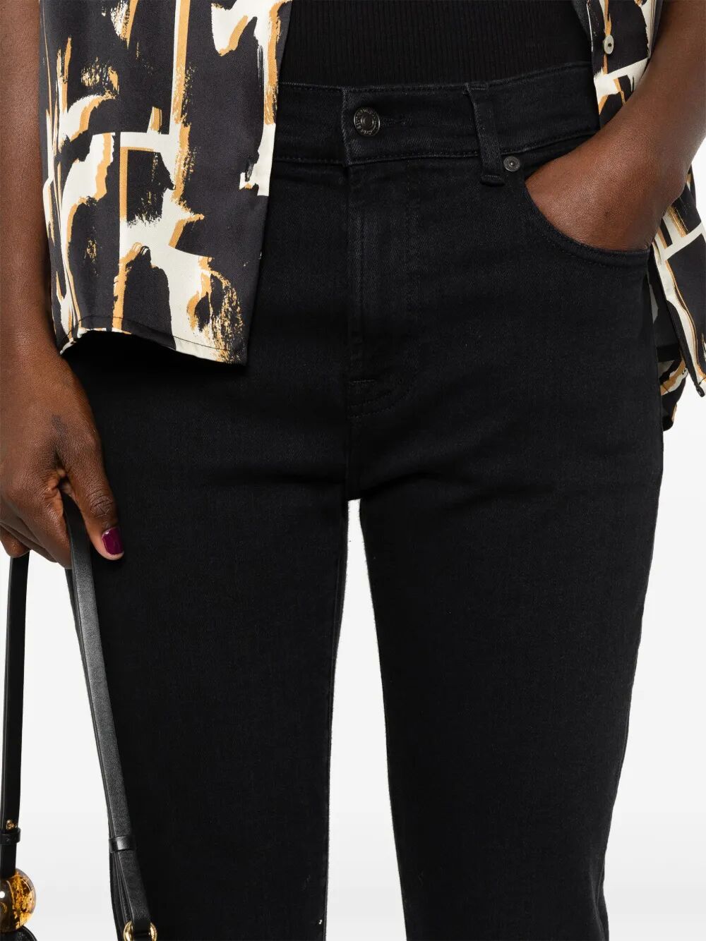 7 FOR ALL MANKIND Mid Rise Relaxed Skinny Jeans