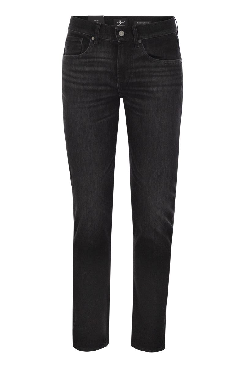 7 FOR ALL MANKIND Men's Slimmy Tapered Mid-Rise Jeans