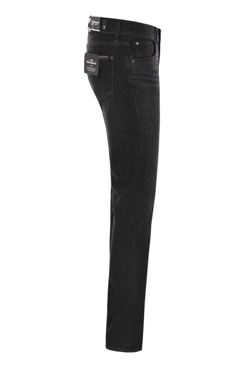 7 FOR ALL MANKIND Men's Slimmy Tapered Mid-Rise Jeans