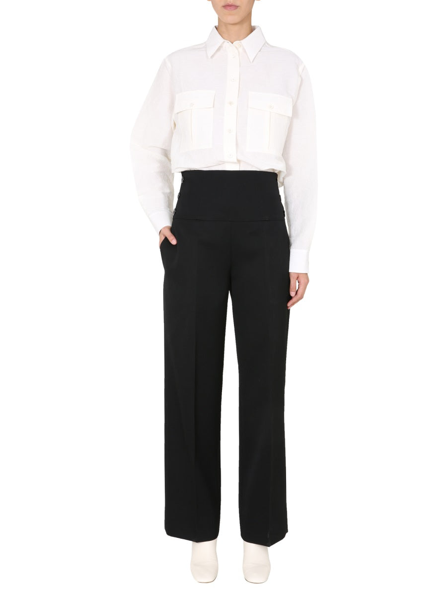 JIL SANDER Tailored Wide Leg Trousers