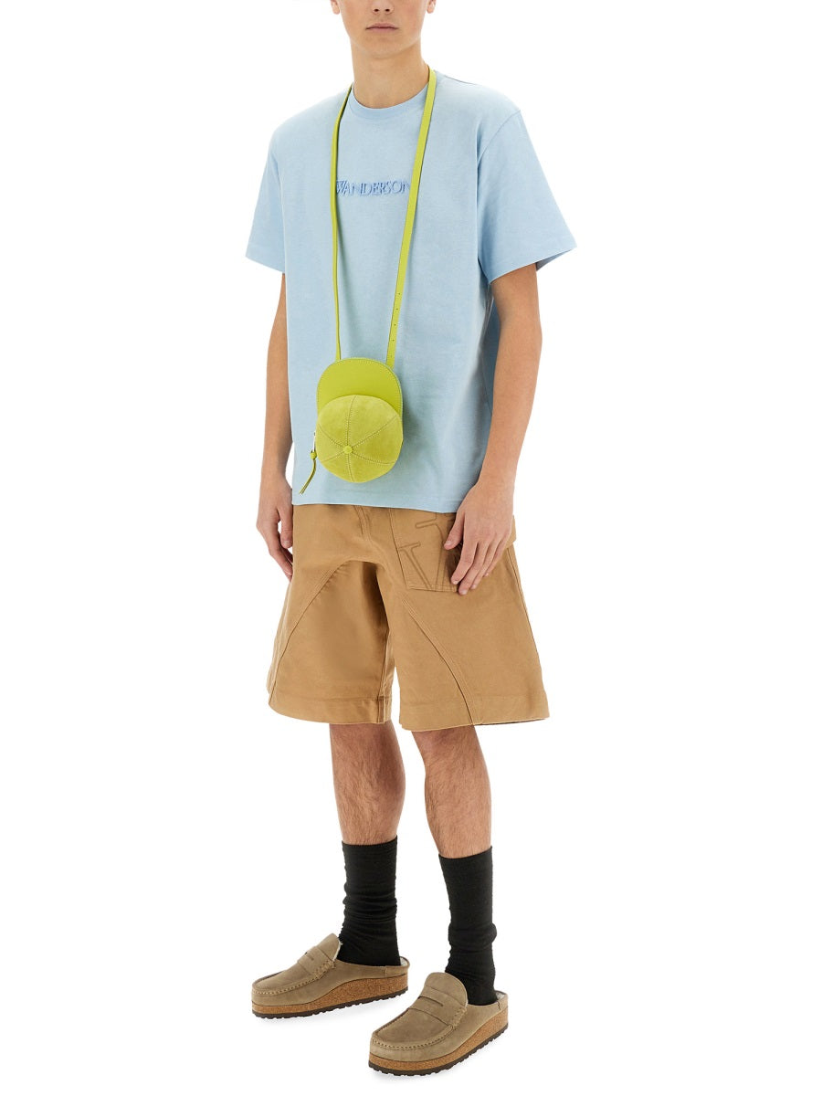 JW ANDERSON Logo Embroidered T-Shirt for Men