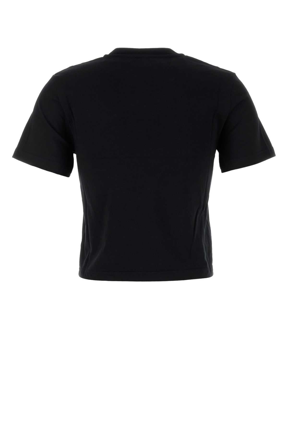 JW ANDERSON Women's Panelled Cropped T-Shirt - ANCHOR Embroidered