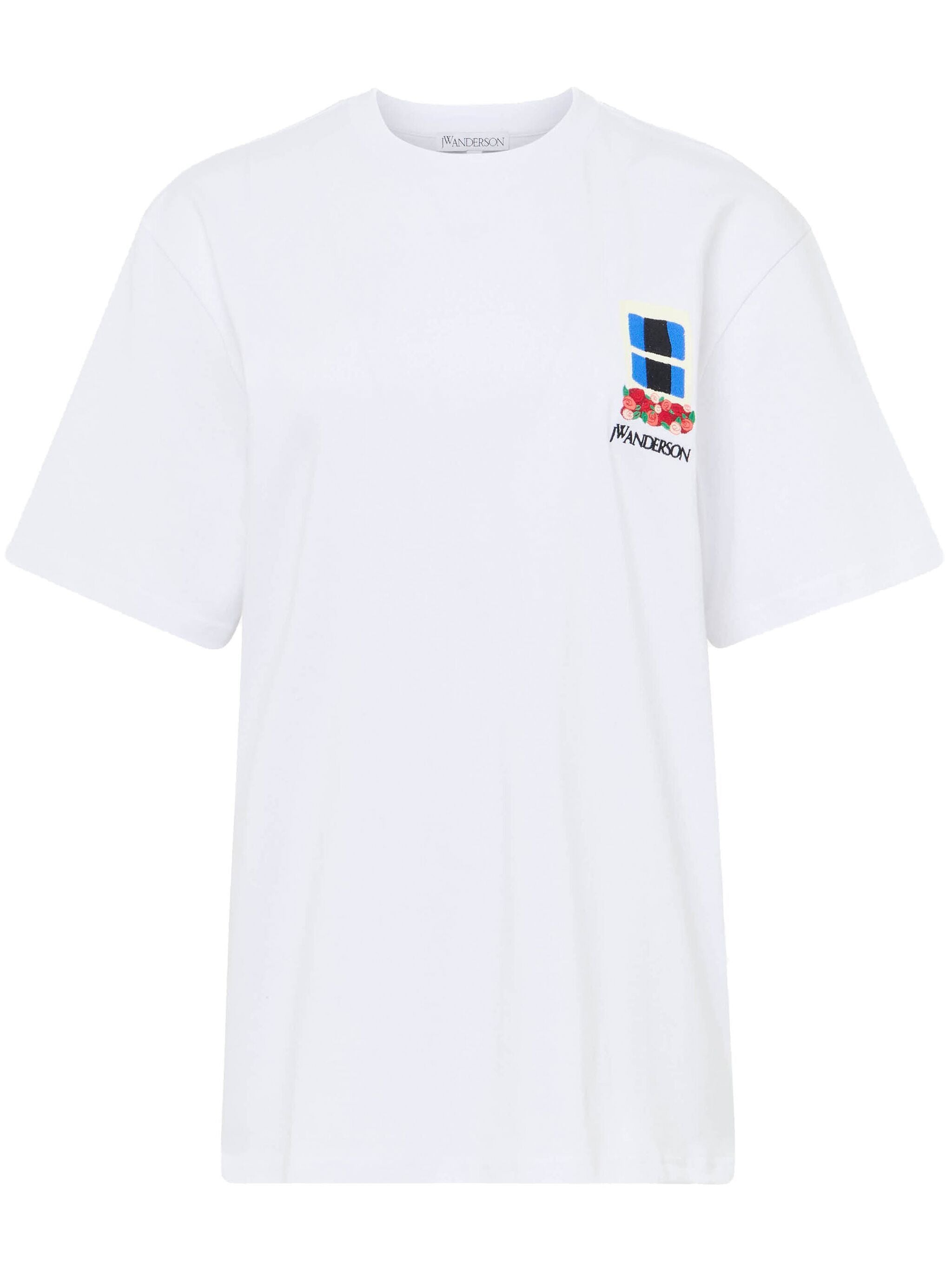 JW ANDERSON Embroidered Window T-Shirt for Women - SS25