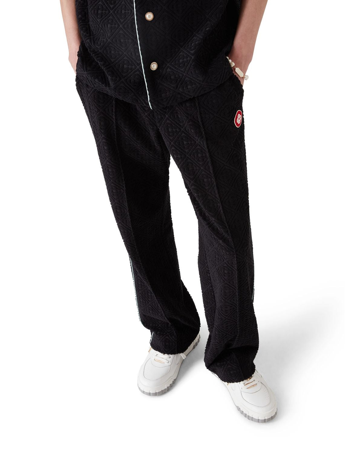 CASABLANCA Luxurious Towelling Joggers for Men