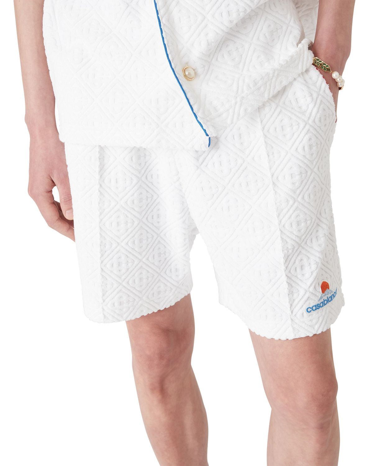 CASABLANCA Casual Towel-Feel Shorts for Men