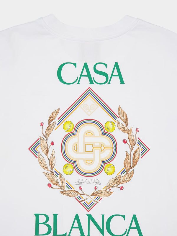 CASABLANCA Championship Diamond T-Shirt