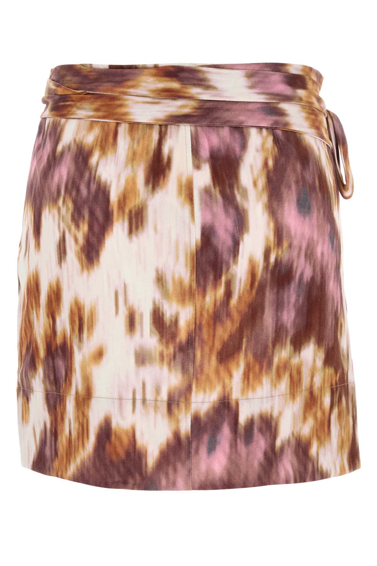ISABEL MARANT ETOILE Printed Cotton Mini Skirt
