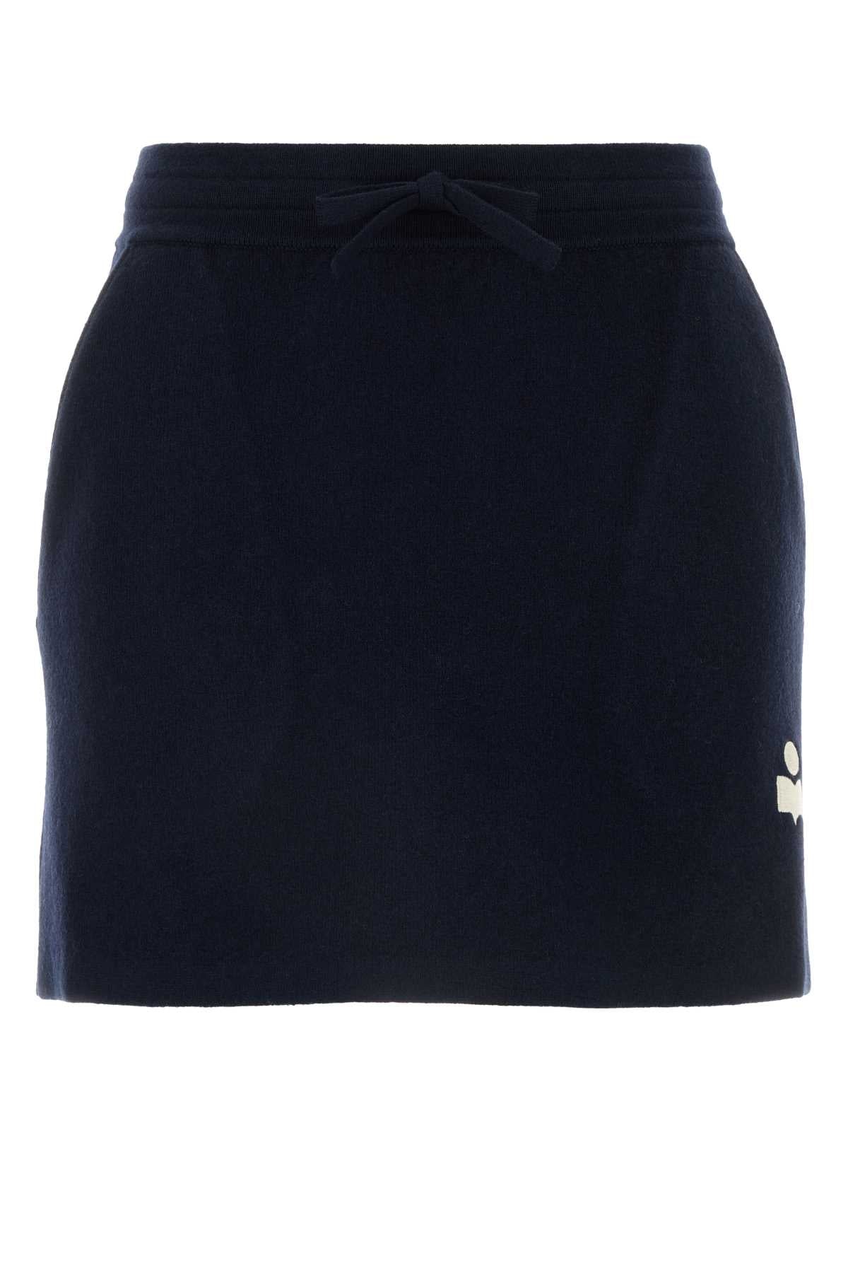 ISABEL MARANT ETOILE Comfortable Stretch Cotton Blend Mini Skirt - FW24