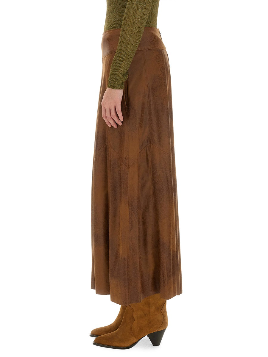 ISABEL MARANT Mini Skirt with Elastic Blend - Women's Size 36