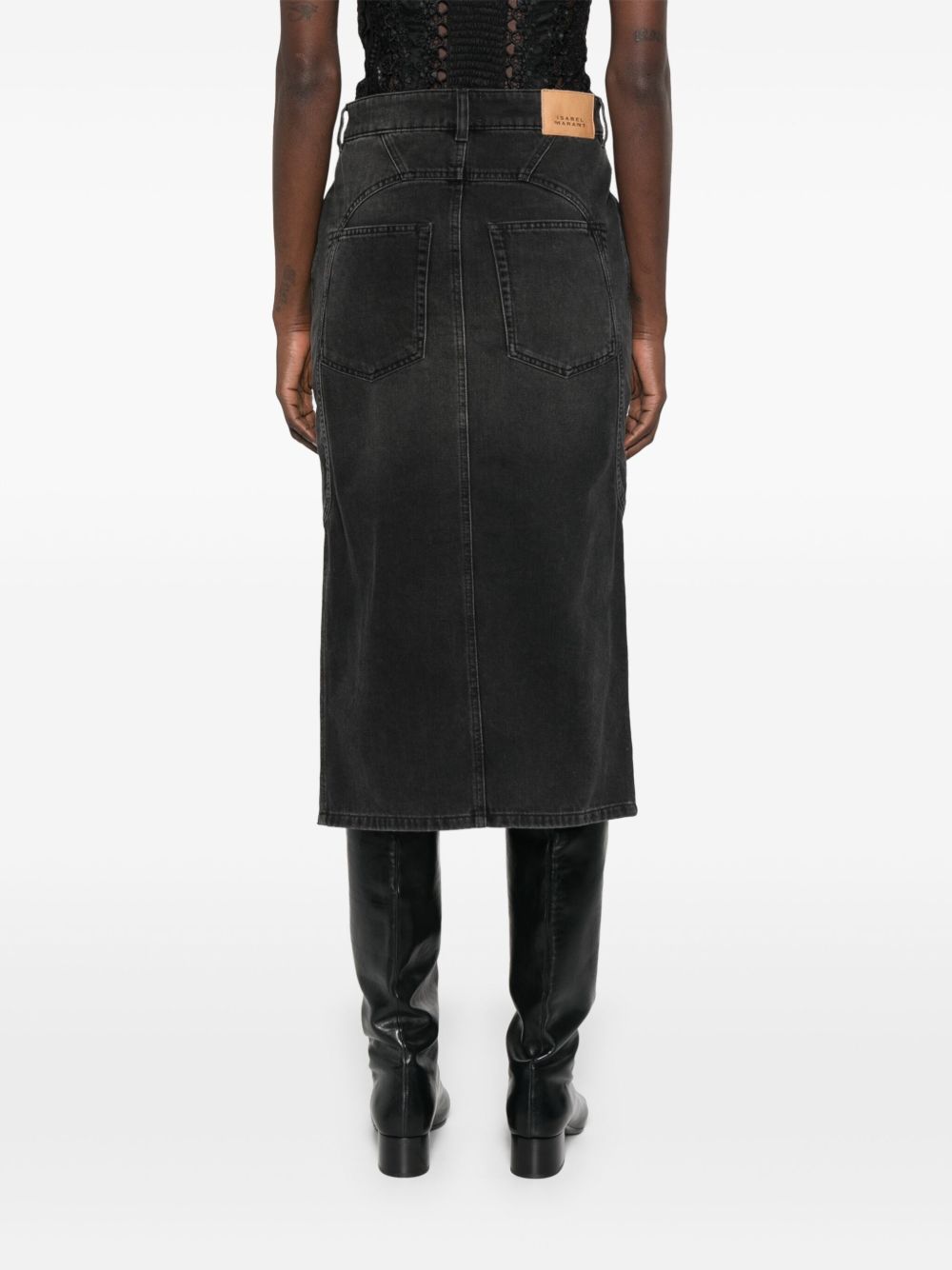 ISABEL MARANT Denim Midi Skirt