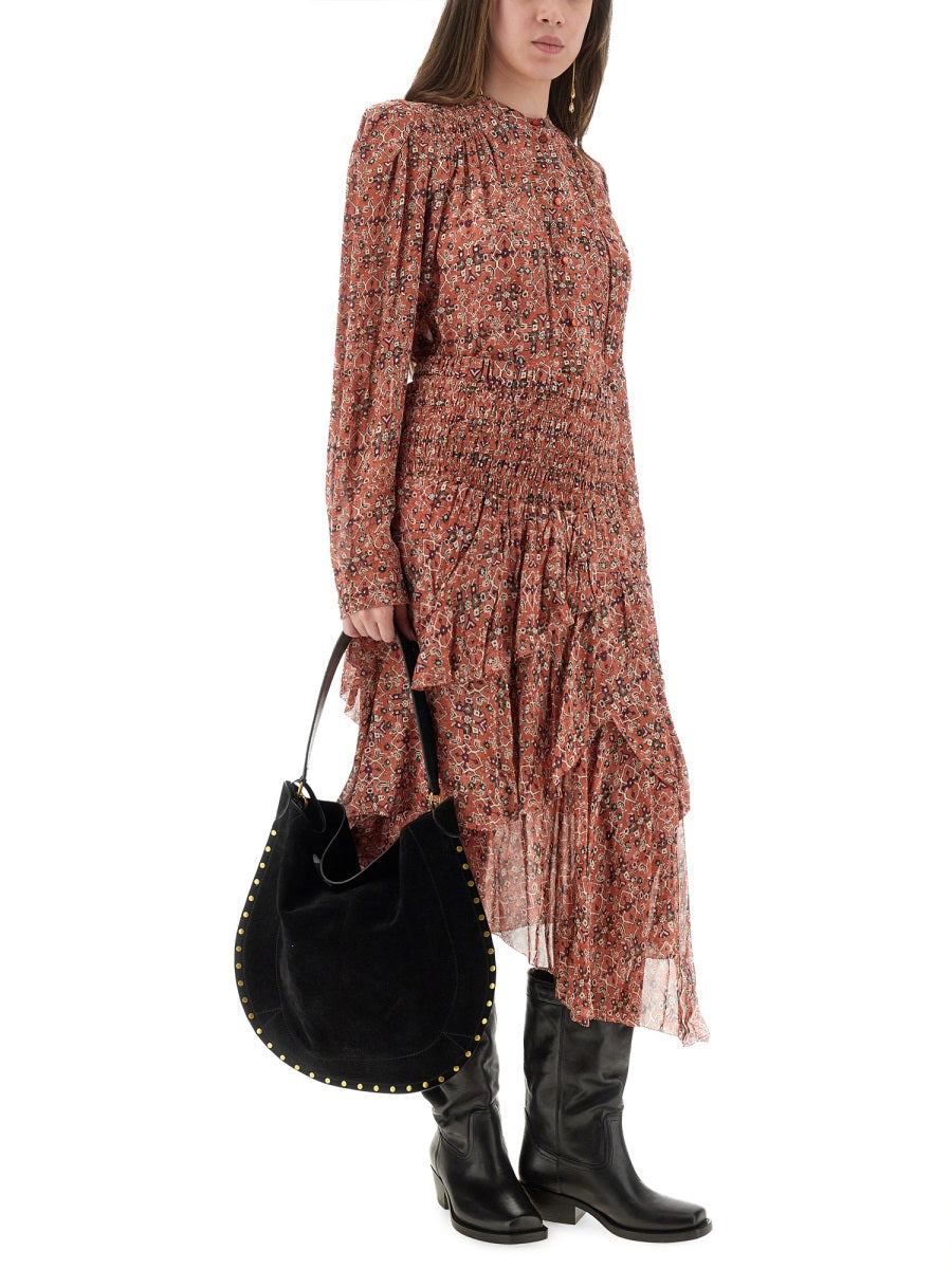 ISABEL MARANT ETOILE Vibrant Viscose Mini Skirt