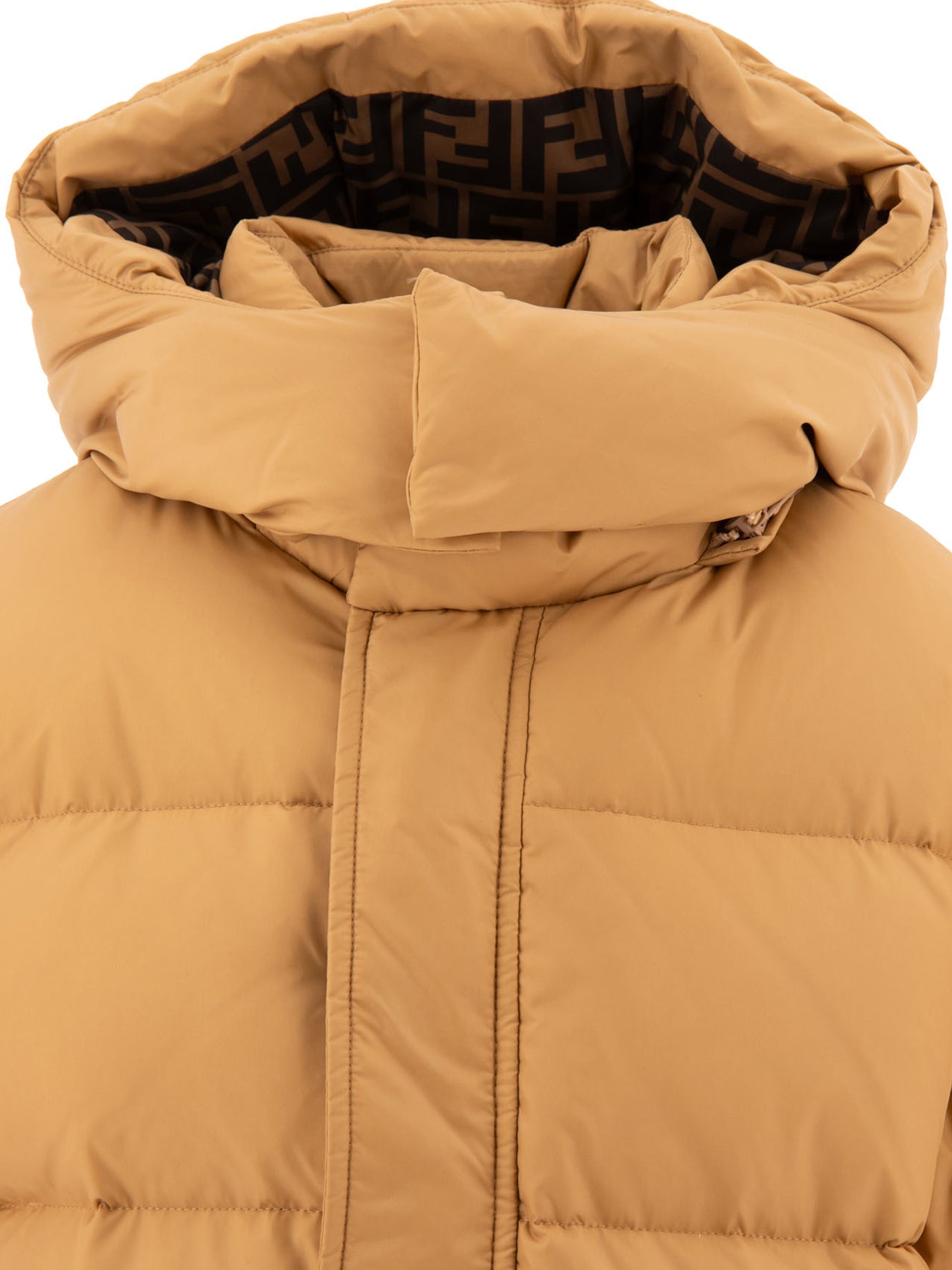 FENDI KIDS Mini Boys' Down Jacket with Patch Logo