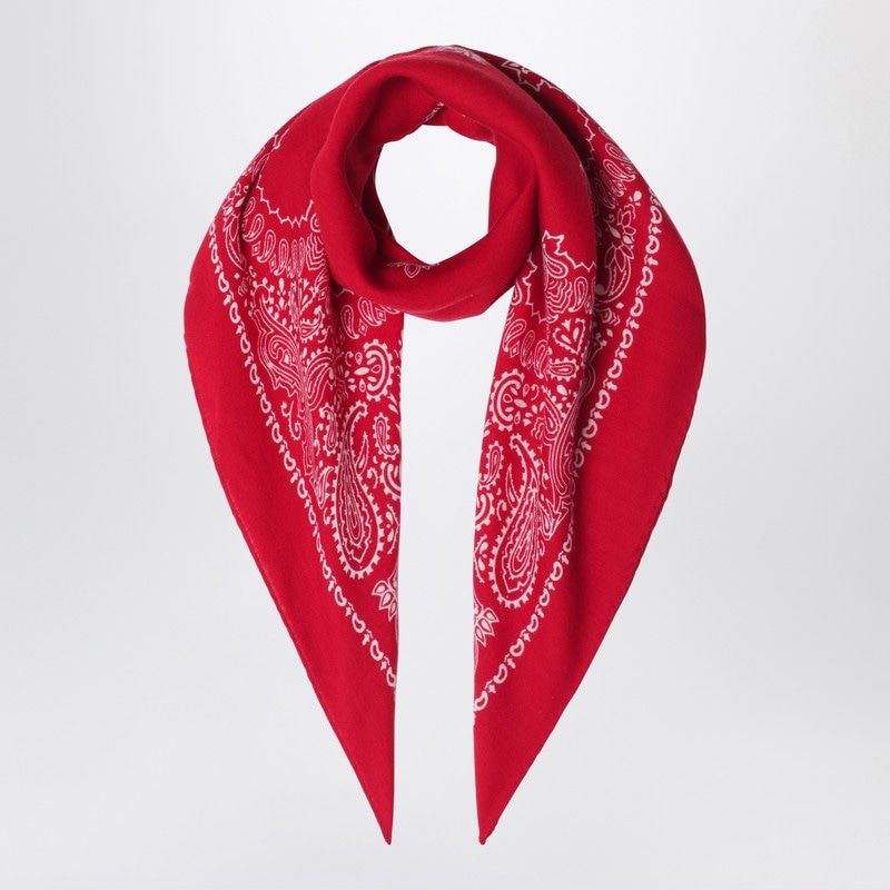 DESTIN Mini Paisley Wool Bandana Scarf